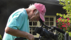 Filming a Pineapple Lily
